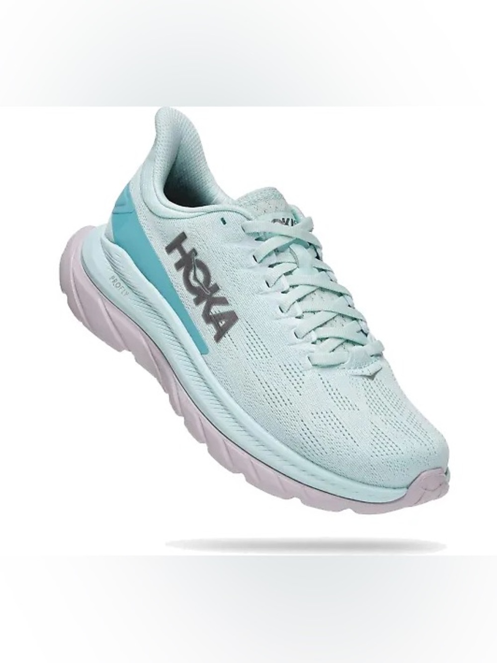 Hoka One One Women's Mach 4 Running Shoes Blue Glass Size 8